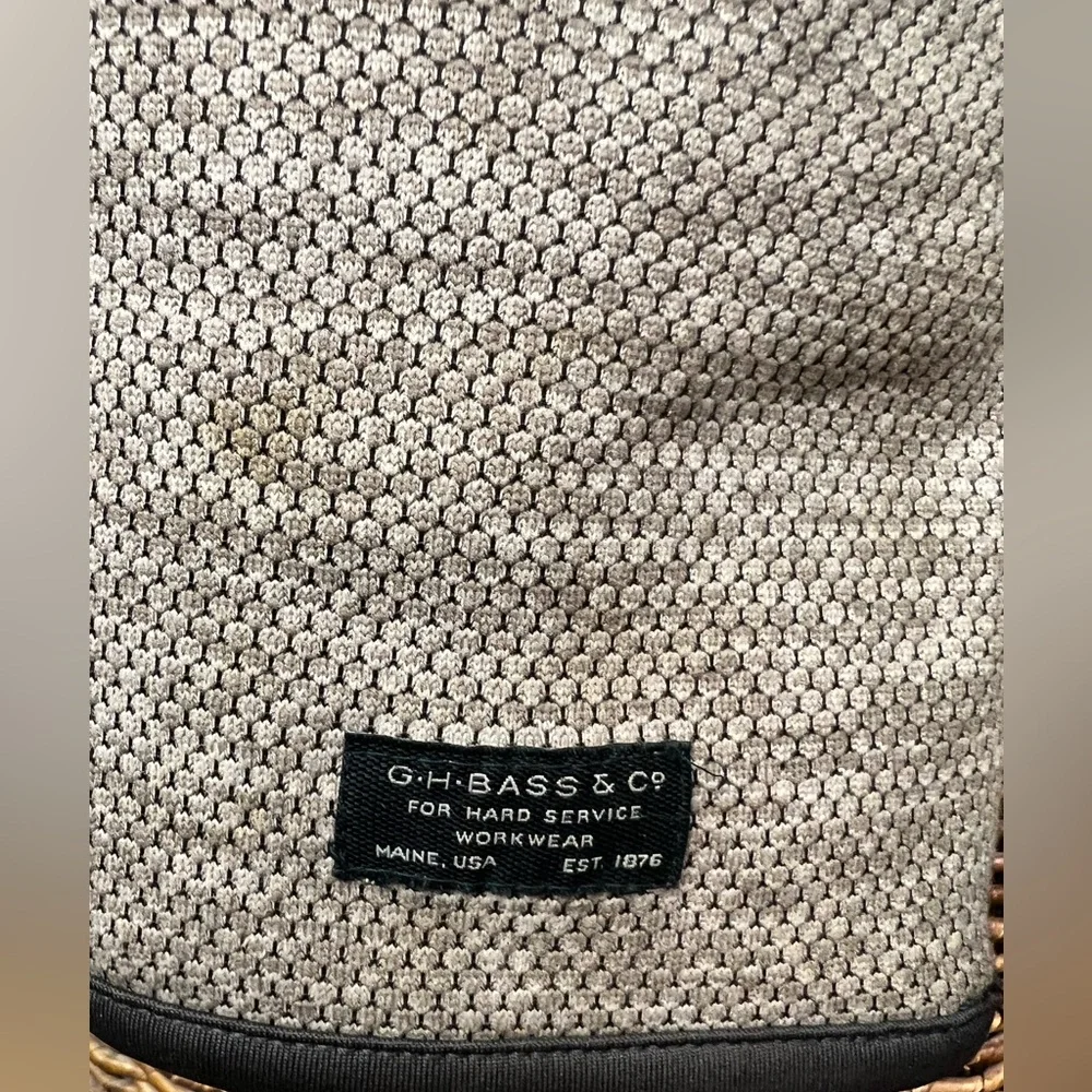 G.H. Bass‎ & Co.-Two-Tone Mens Honeycomb texture bottom pullover- Large